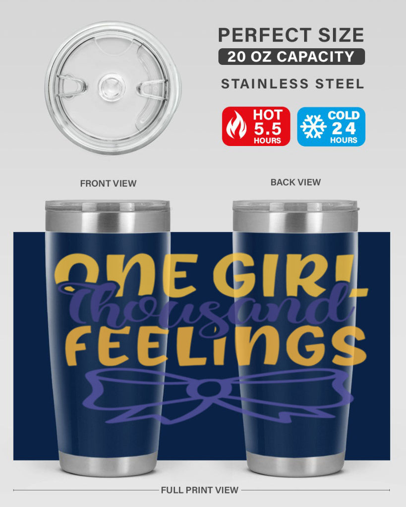 One Girl Thousand Feelings Style 208#- baby- tumbler