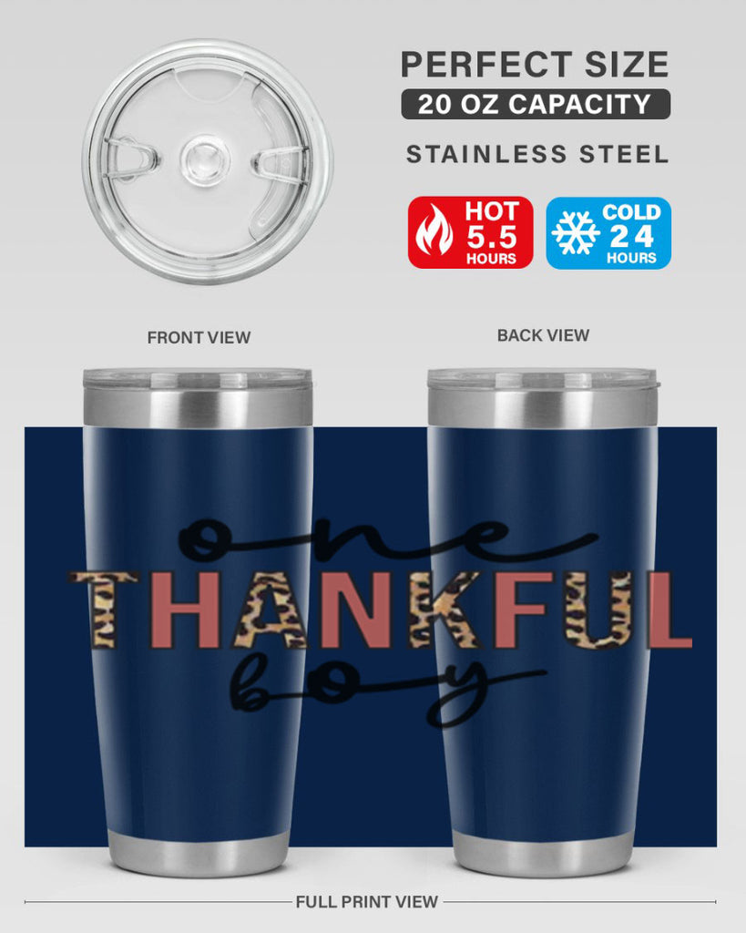 One thankful boy 462#- fall- Tumbler