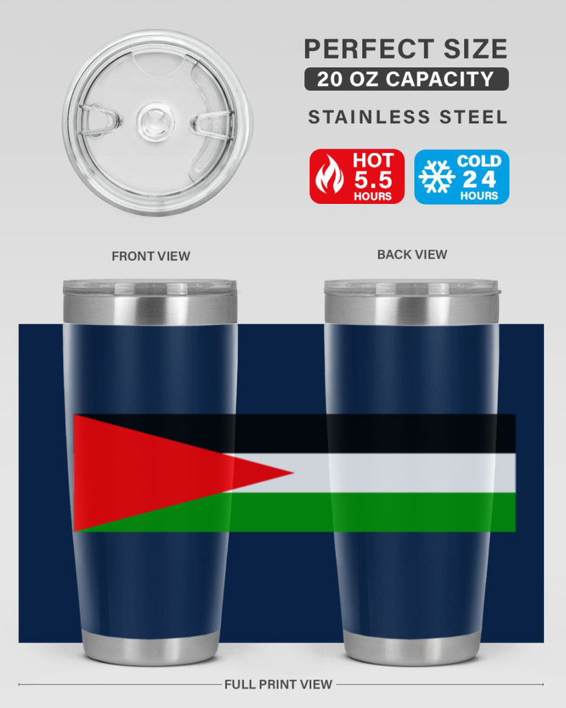 Palestine 64#- world flags- Tumbler