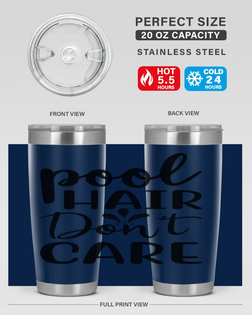 Pool hair dont care 544#- mermaid- Tumbler