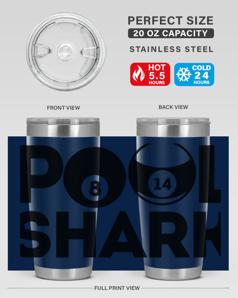 Pool shark 566#- billards- Tumbler