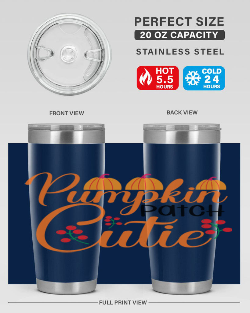 Pumpkin Patch Cutie 529#- fall- Tumbler