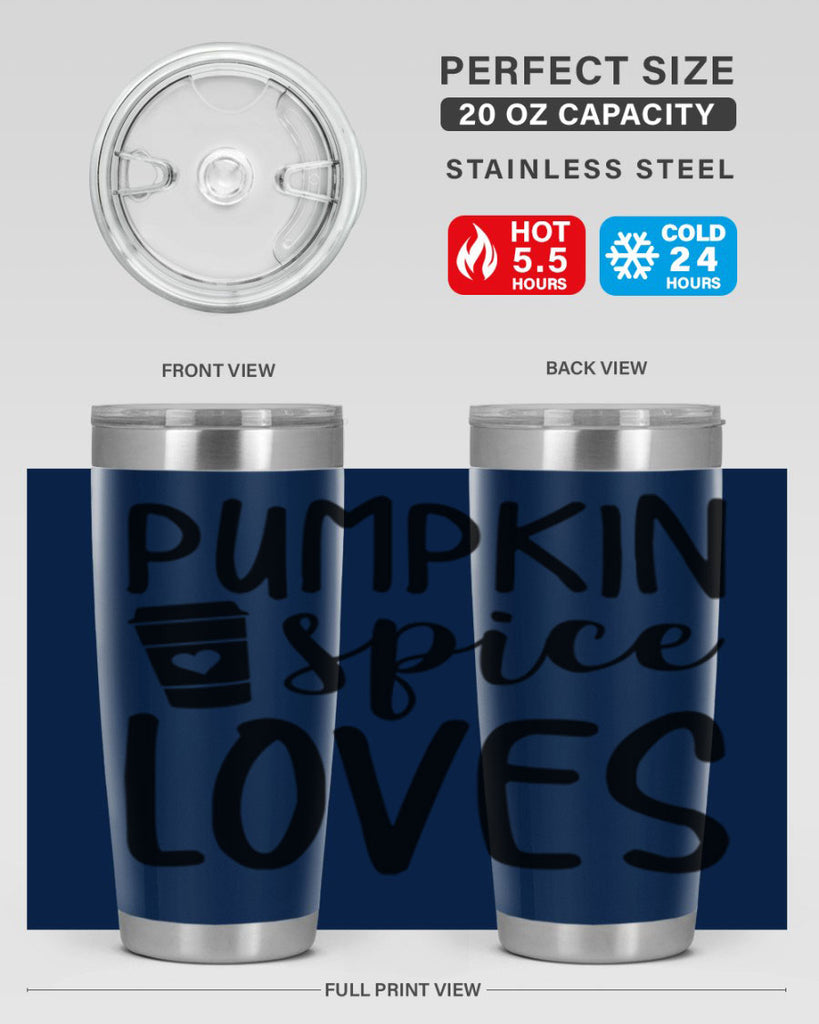 Pumpkin Spice Loves 555#- fall- Tumbler