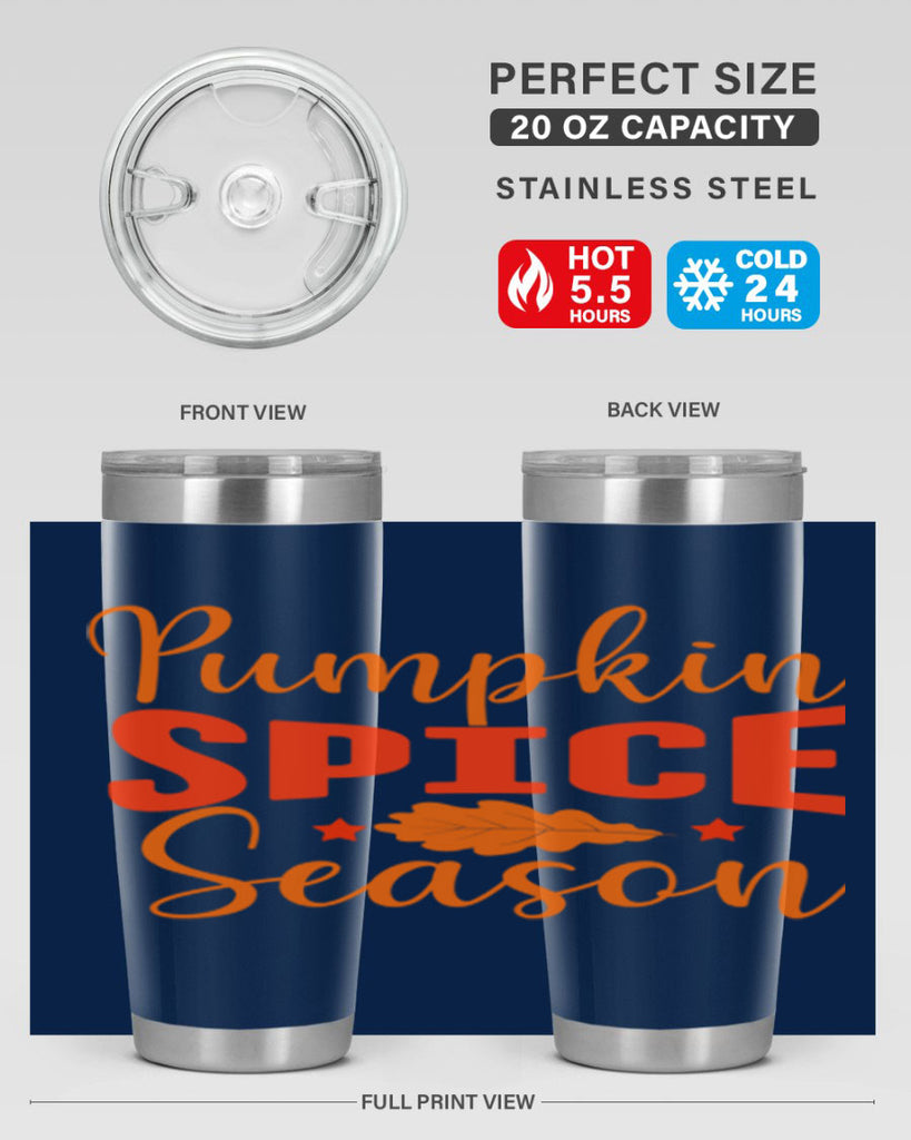 Pumpkin Spice Season Design 557#- fall- Tumbler