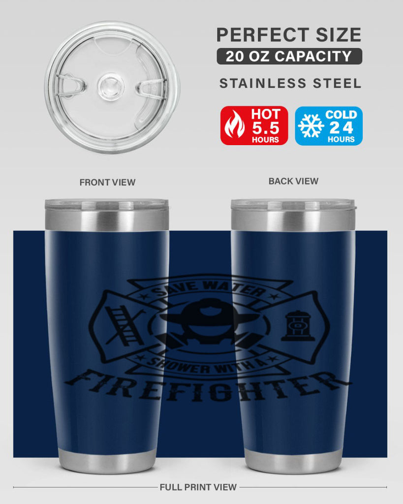 Save water Style 34#- fire fighter- tumbler