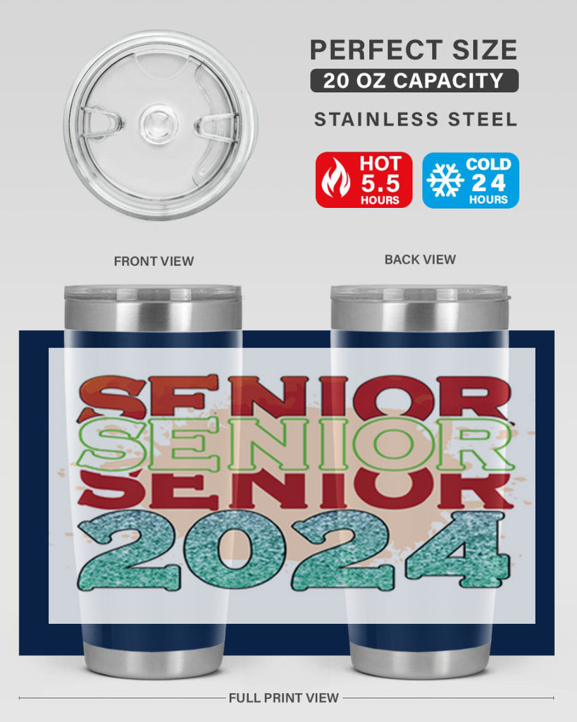 Senior 2024 1 10#- 12th grade- Tumbler