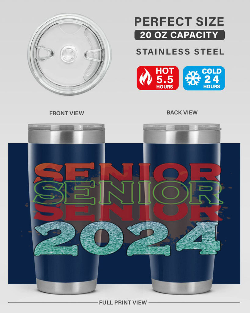 Senior 2024 1 11#- 12th grade- Tumbler