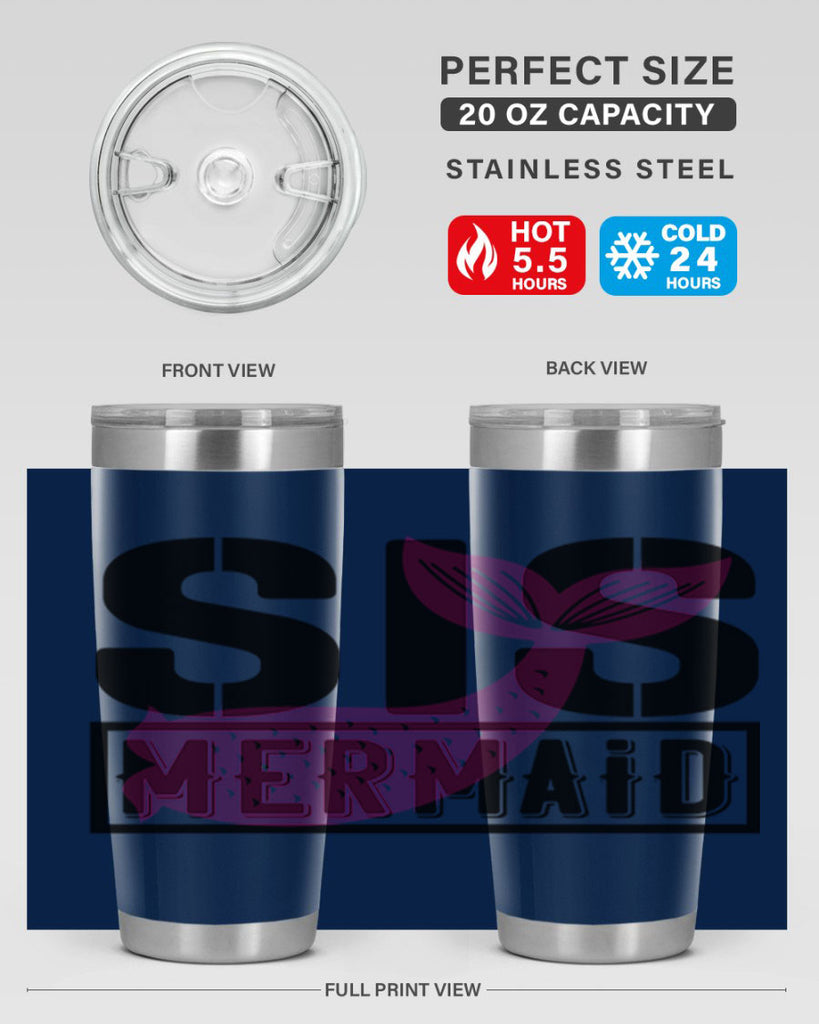 Sis mermaid 599#- mermaid- Tumbler