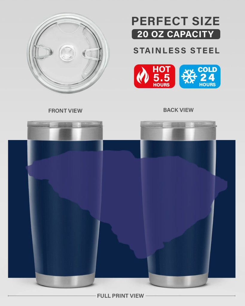 South Carolina 11#- stateflags- Tumbler