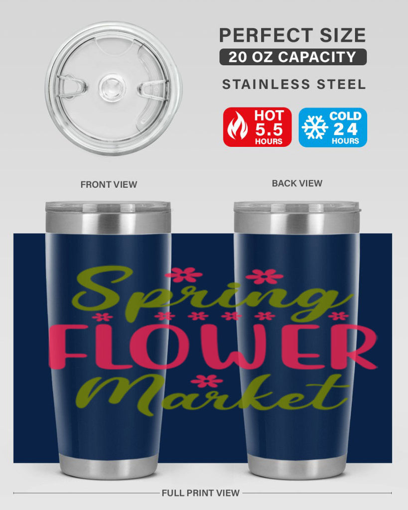 Spring Flower Market 423#- spring- Tumbler