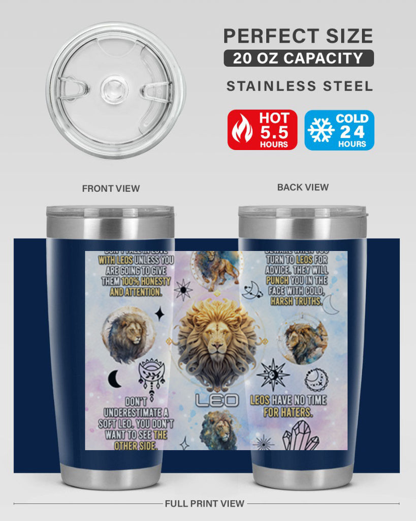 StraightLeo 473#- zodiac- Tumbler