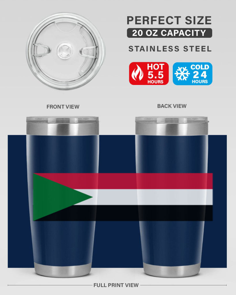 Sudan 31#- world flags- Tumbler