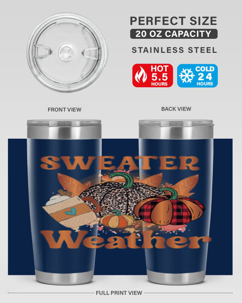 Sweater Weather 589#- fall- Tumbler