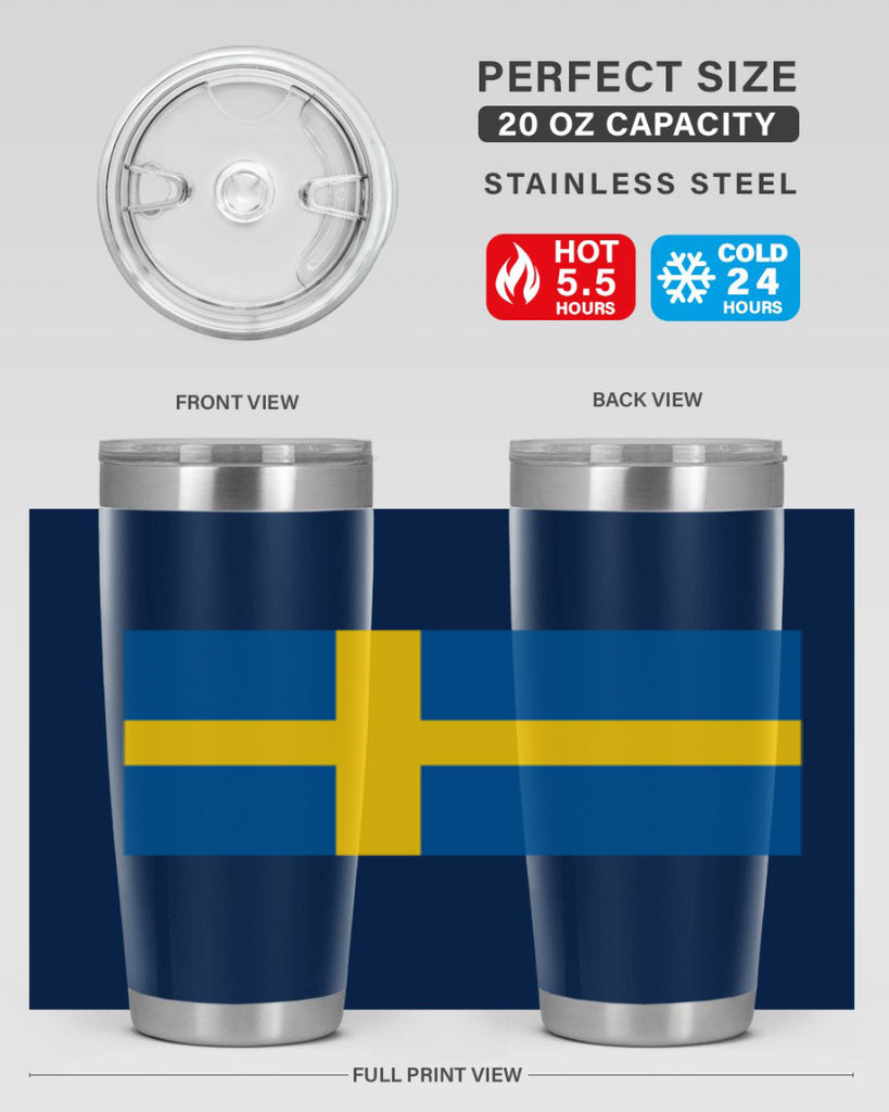 Sweden 29#- world flags- Tumbler