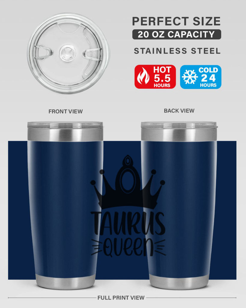 Taurus queen 503#- zodiac- Tumbler