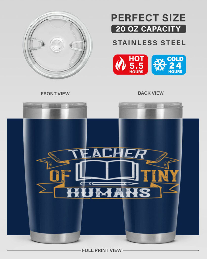 Teacher of tiny humans Style 15#- teacher- tumbler