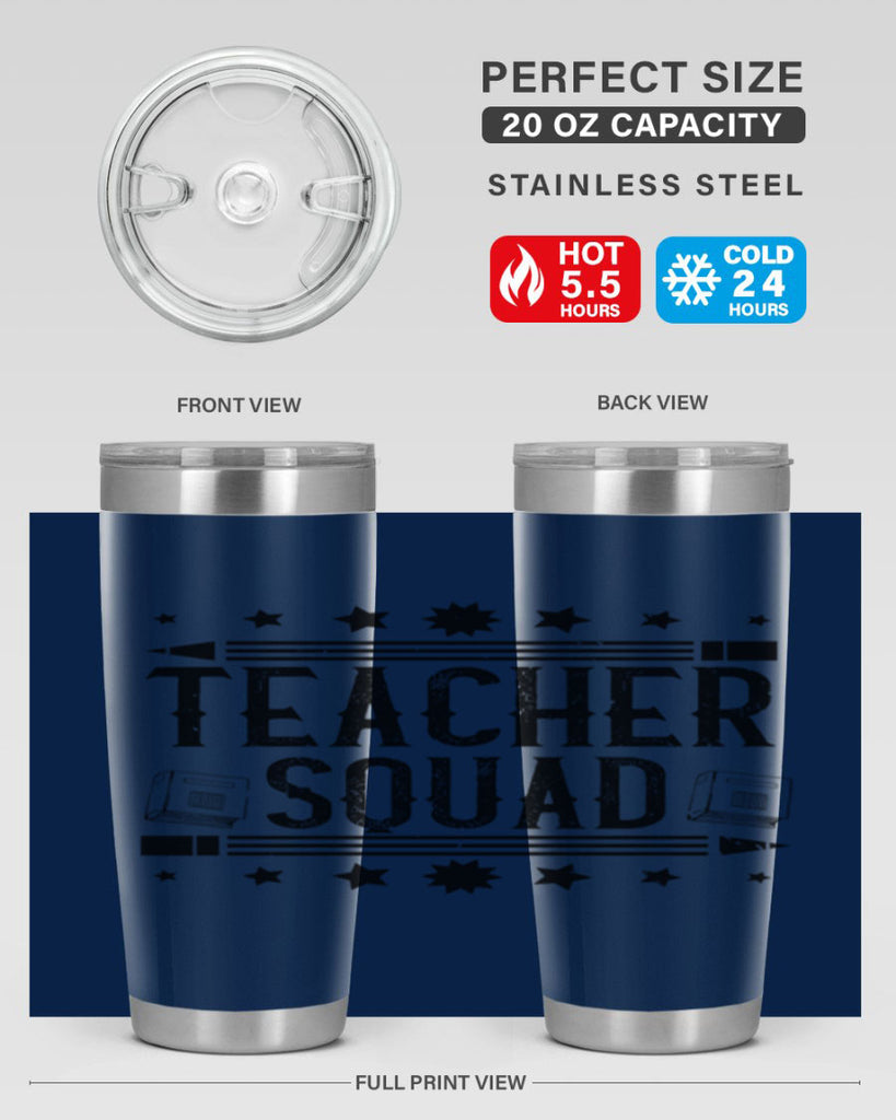 Teacher squad Style 14#- teacher- tumbler