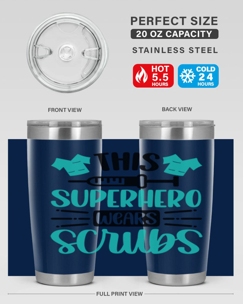 This Superhero Wears Style Style 18#- nurse- tumbler