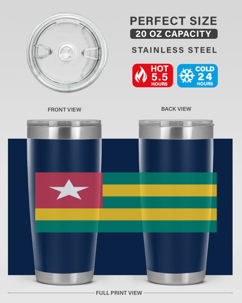 Togo 21#- world flags- Tumbler