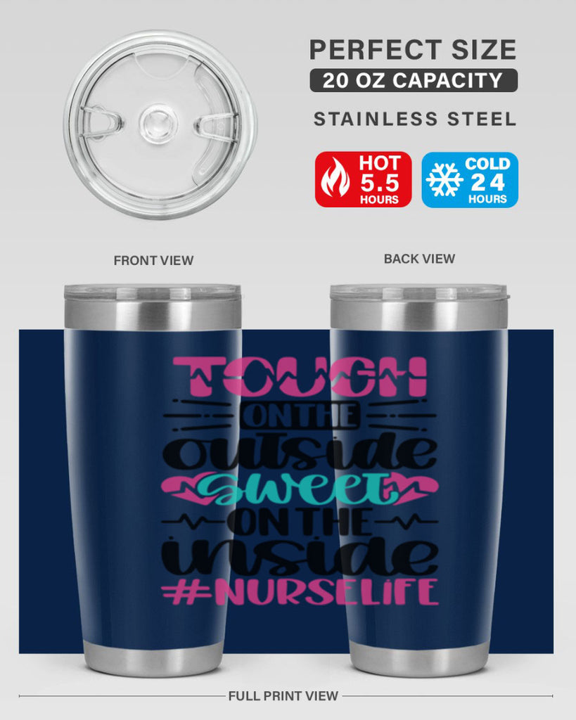 Tough On The Outside Style Style 15#- nurse- tumbler