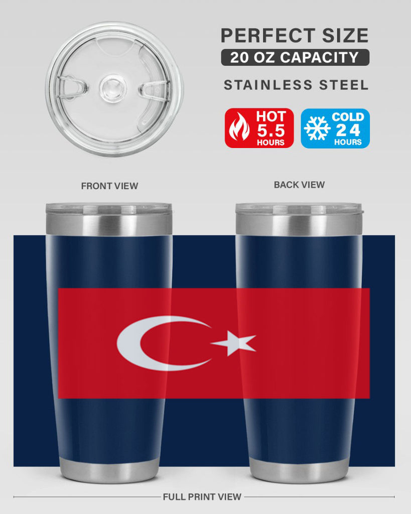 Turkey 17#- world flags- Tumbler