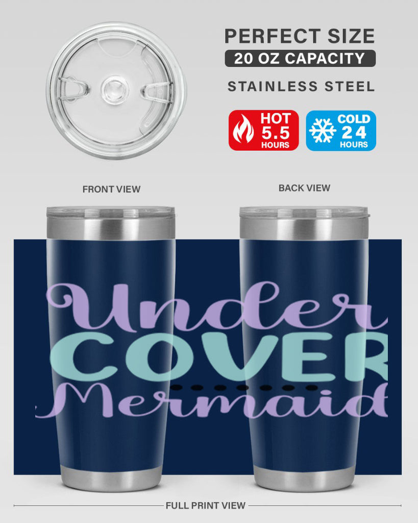 Under Cover Mermaid 639#- mermaid- Tumbler