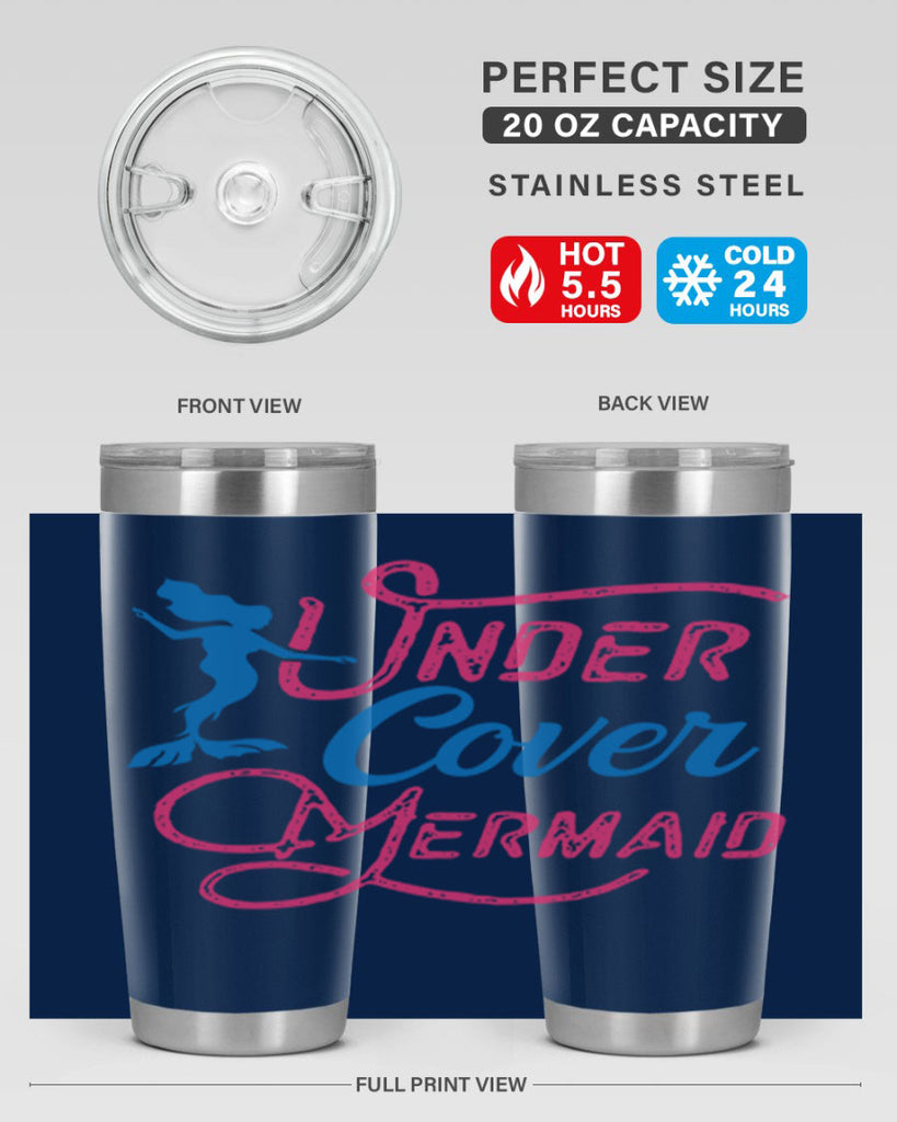 Under Cover Mermaid 640#- mermaid- Tumbler