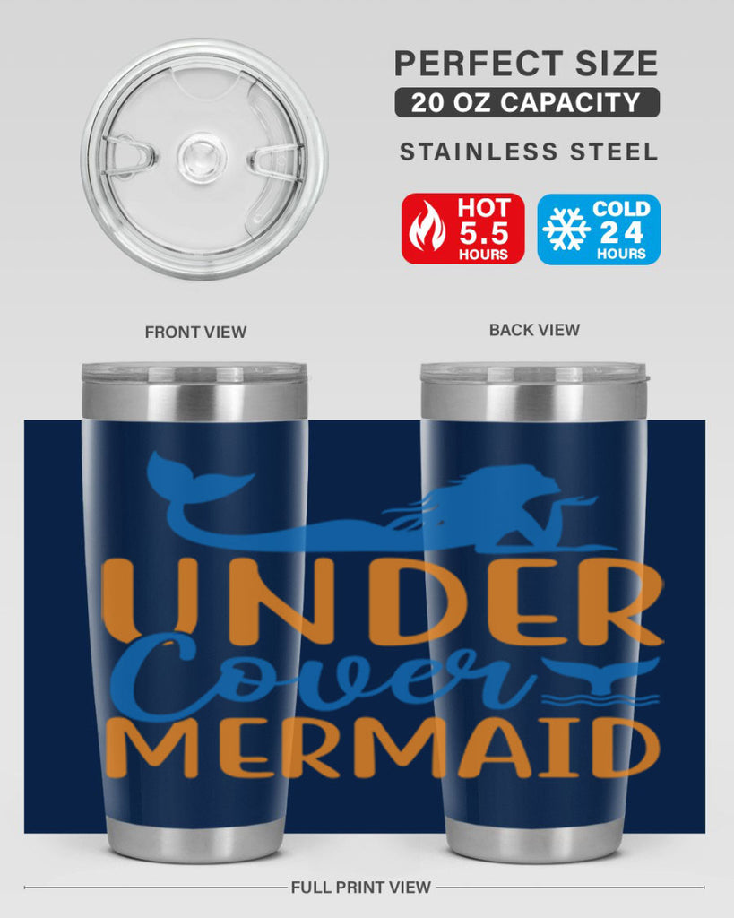 Under Cover Mermaid 644#- mermaid- Tumbler