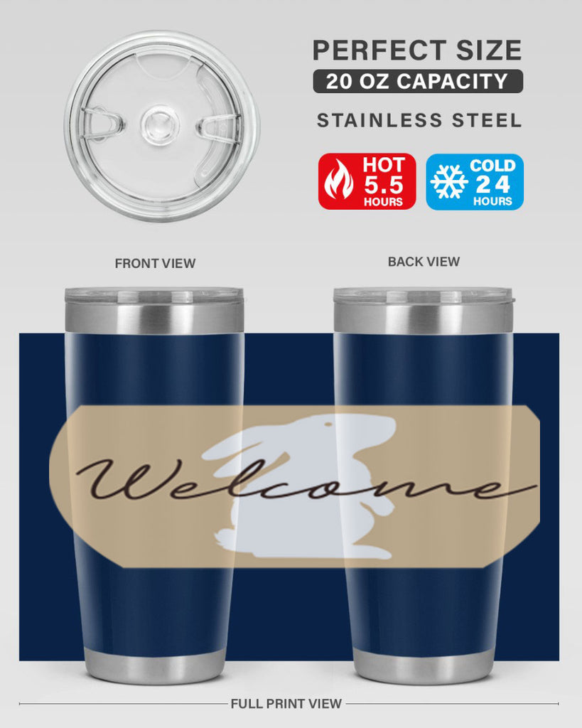 Welcome Bunny569#- spring- Tumbler