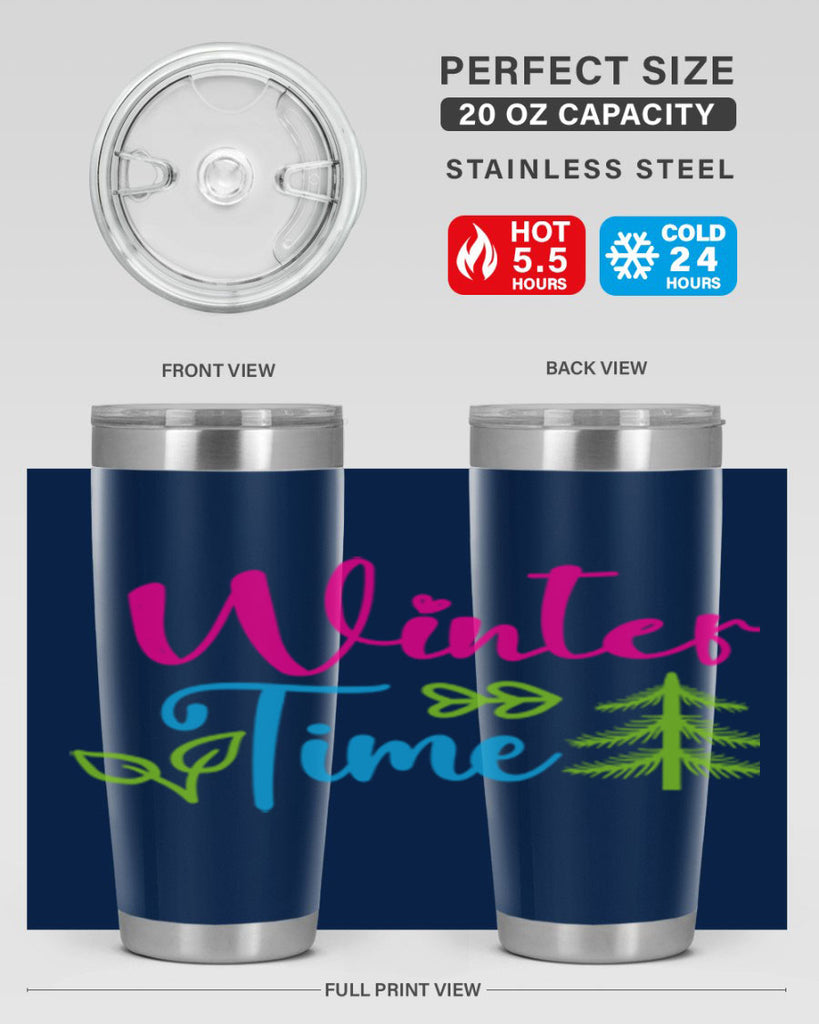 Winter Time 528#- winter- Tumbler