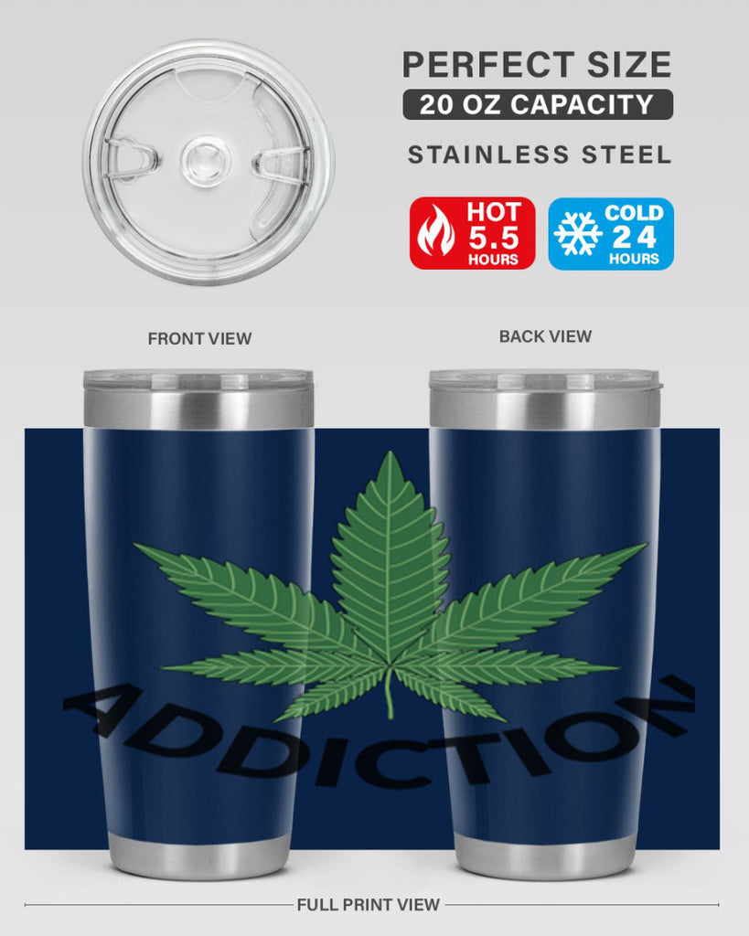 addiction cannabis 8#- marijuana- Tumbler