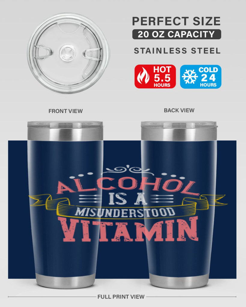 alcohol is a misunderstood vitamin 50#- cooking- Tumbler