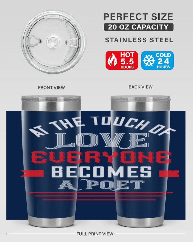 at the touch of love 69#- valentines day- Tumbler