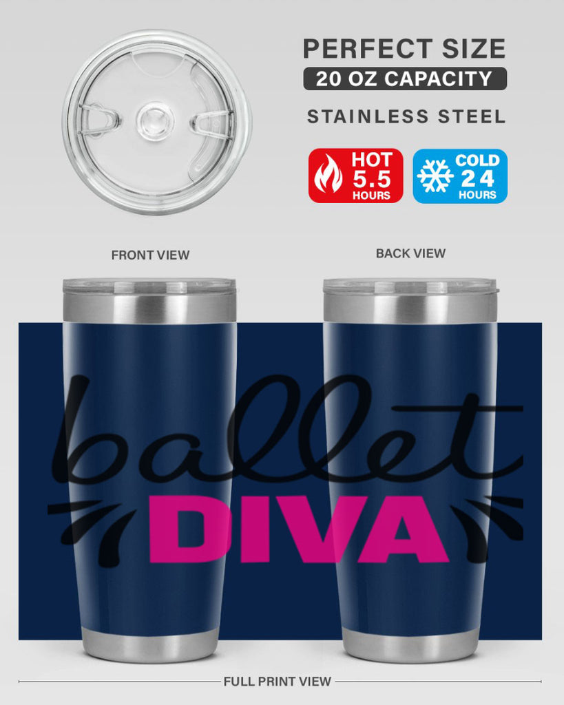 ballet diva 3#- ballet- Tumbler