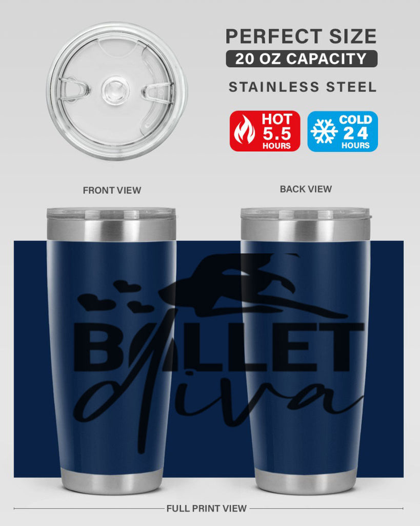 ballet diva 4#- ballet- Tumbler