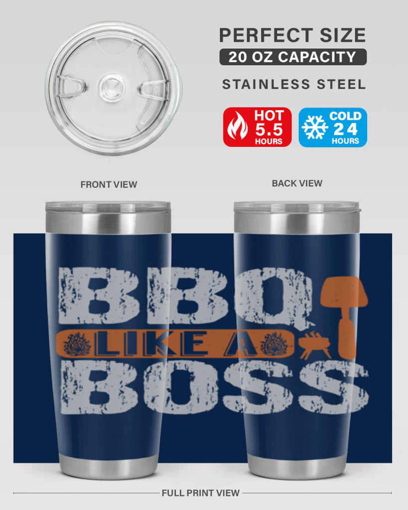 bbq like a boss 6#- bbq- Tumbler