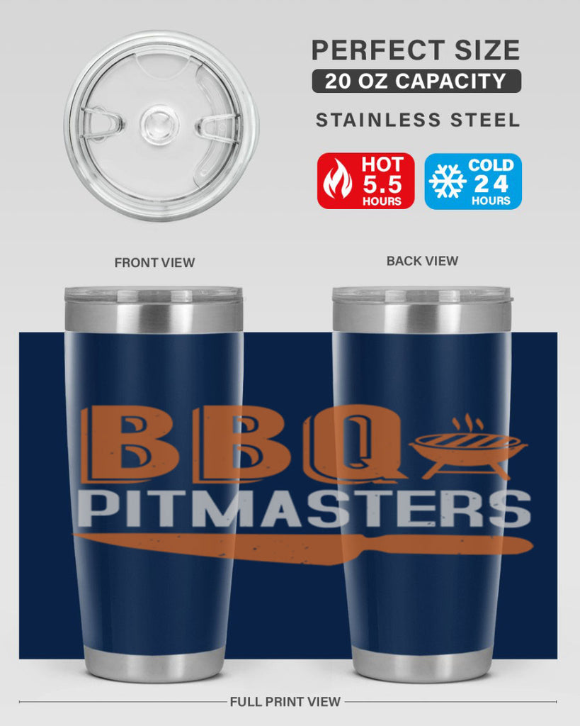 bbq pitmasters 4#- bbq- Tumbler