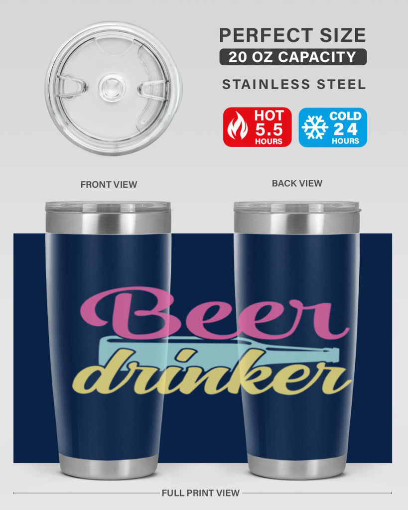 beer drinker 134#- beer- Tumbler