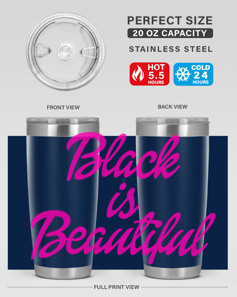 black is beautiful 200#- black words phrases- Cotton Tank