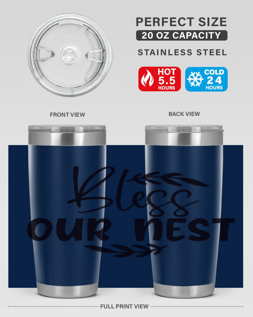 bless our nest 85#- home- Tumbler