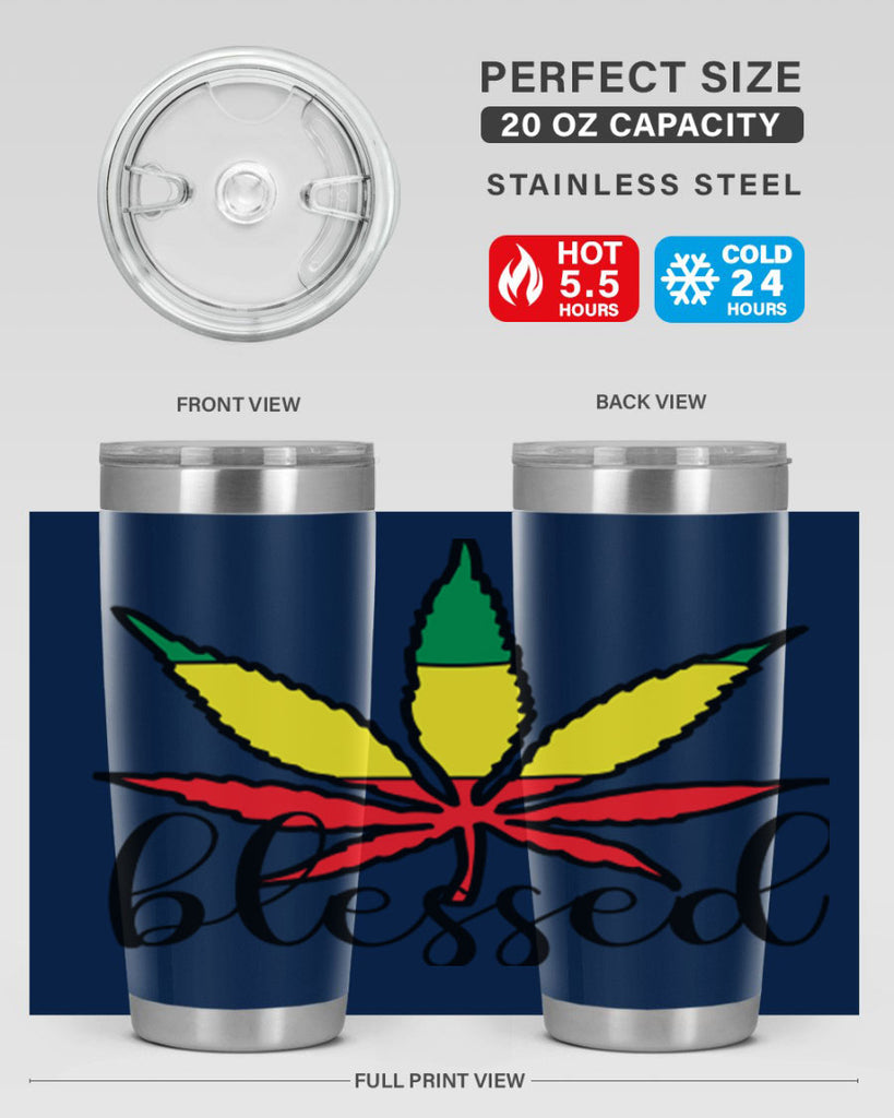 blessed cannabis jamacian 18#- marijuana- Tumbler