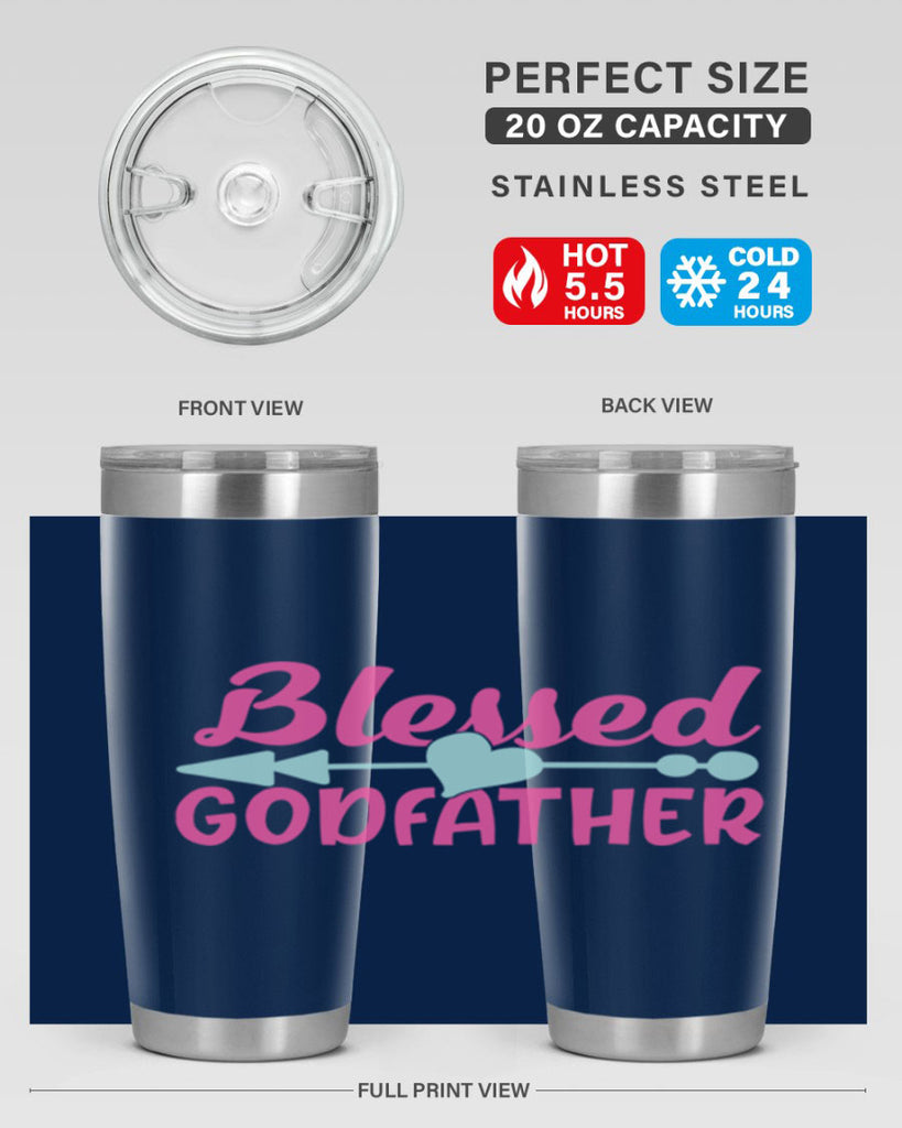 blessed godfather 4#- God Parent- Tumbler