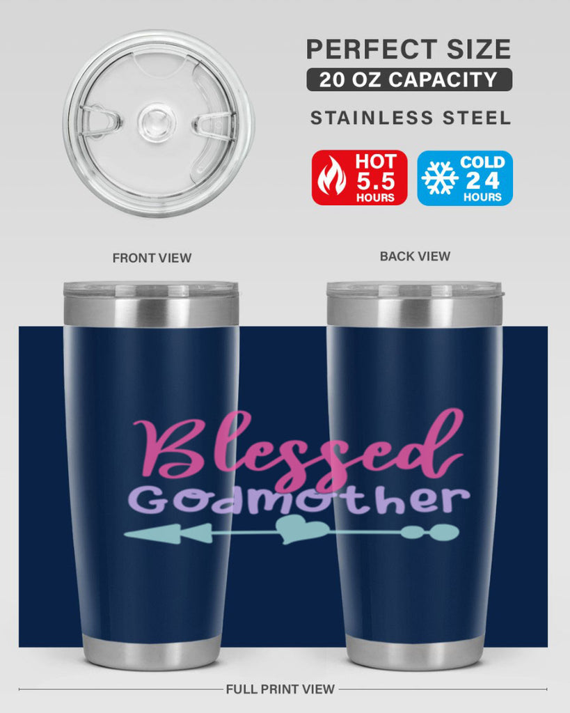 blessed godmother 2#- God Parent- Tumbler