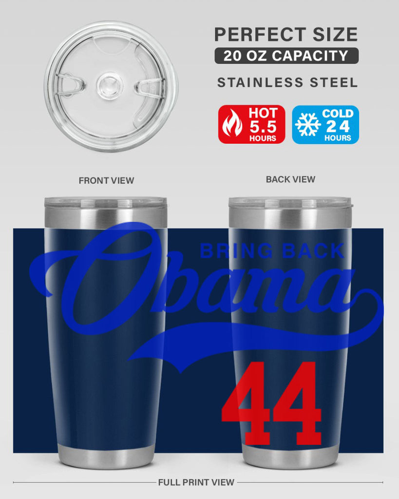 bring back obama jersey 191#- black words phrases- Cotton Tank