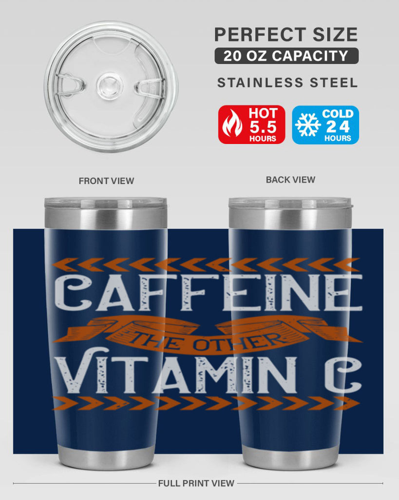 caffeinethe other vitamin c 195#- coffee- Tumbler