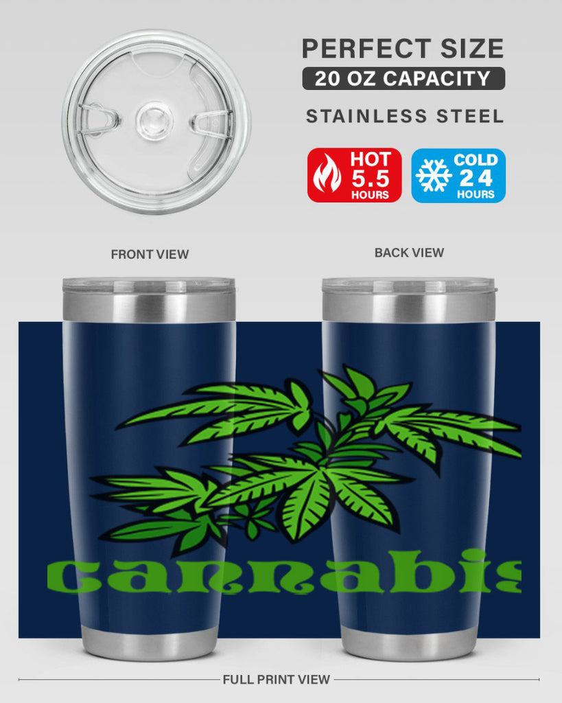 cannabis 38#- marijuana- Tumbler