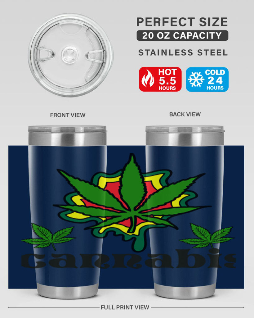 cannabis a 39#- marijuana- Tumbler