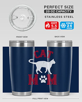 cat mom Style 35#- cat- Tumbler