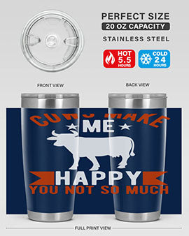 cows make me happy you not so much Style 5#- cow- Tumbler