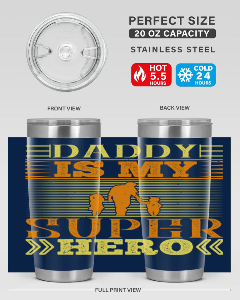 daddy is my super hero 241#- fathers day- Tumbler